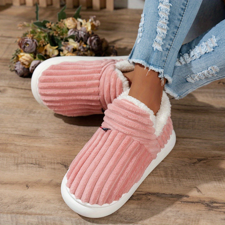 Chaussons en peluche CozyStep