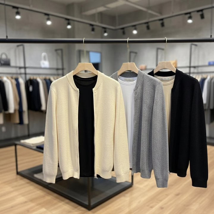 Henri | Cardigan Classique en Maille Premium