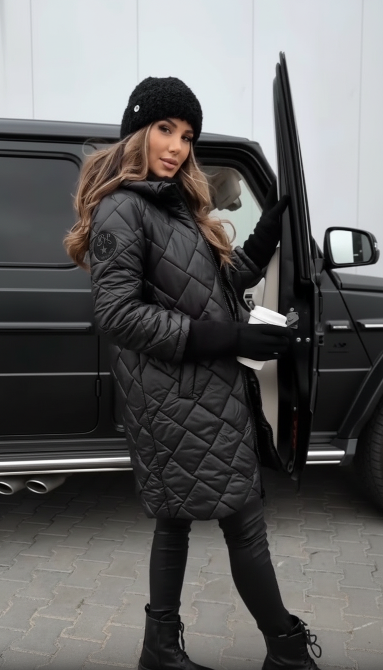 Marie | Veste matelassée élégante à capuche