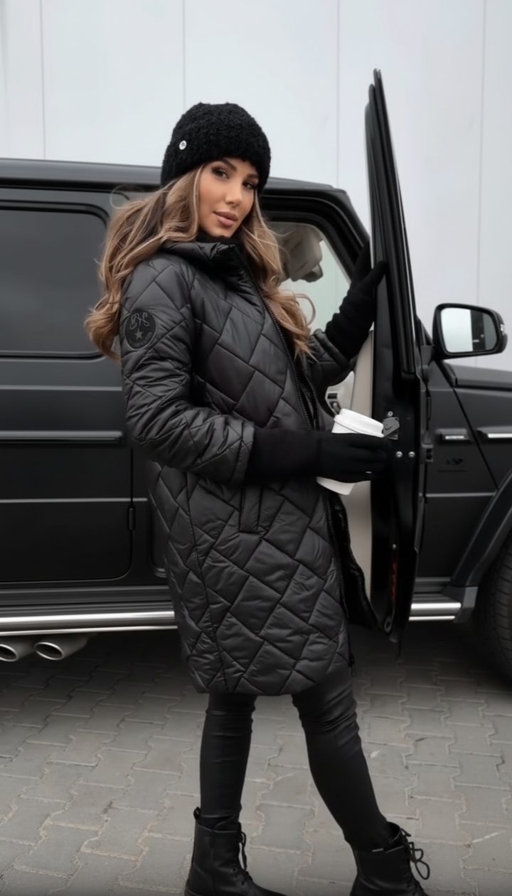 Marie | Veste matelassée élégante à capuche