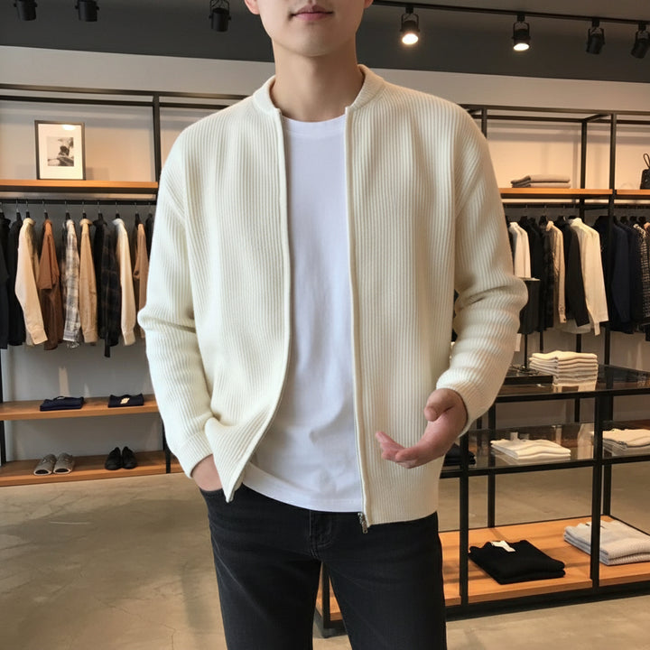 Henri | Cardigan Classique en Maille Premium