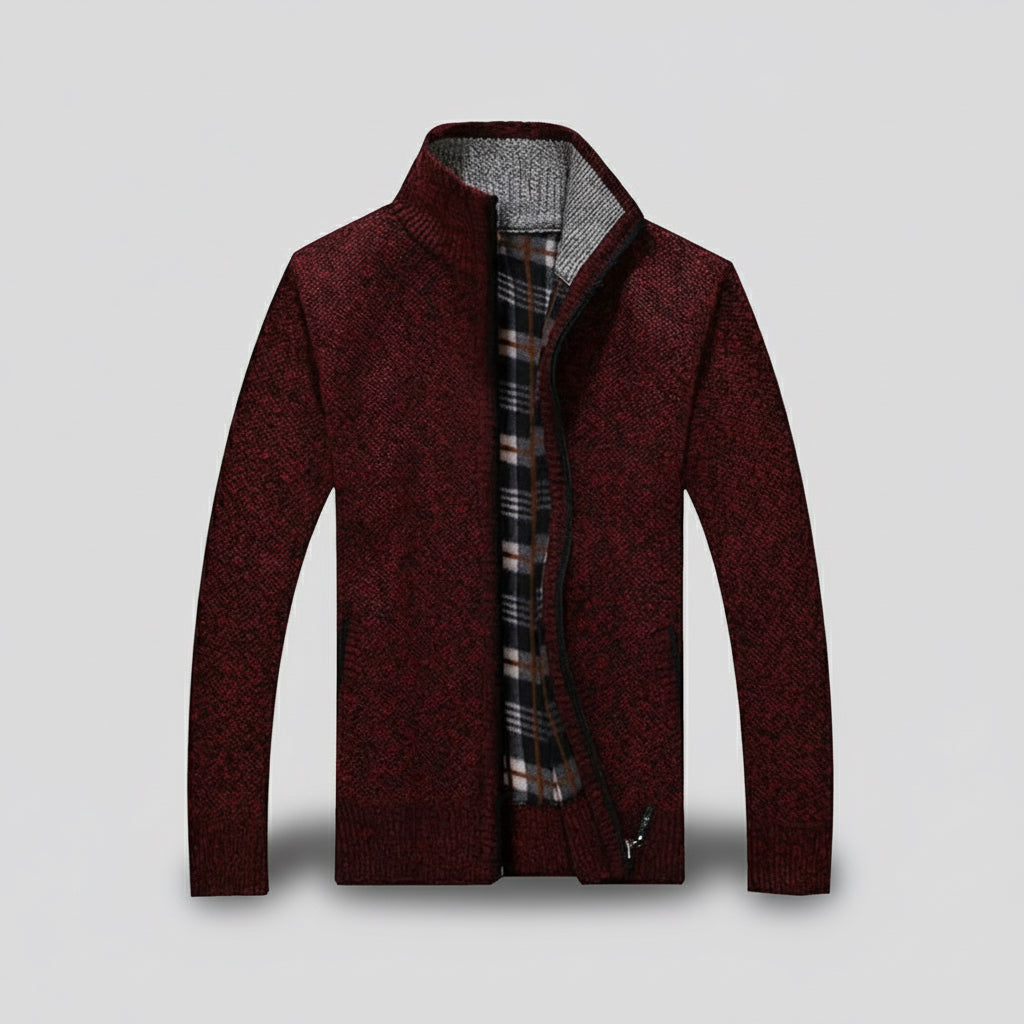 Marc | Veste Tricotée Doublée Confort Thermique