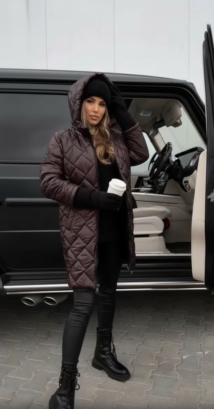 Marie | Veste matelassée élégante à capuche