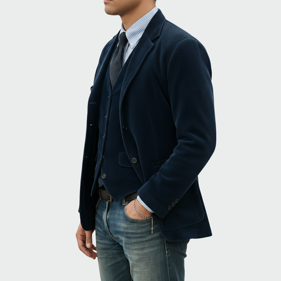 Manuel | Ensemble blazer et gilet élégant