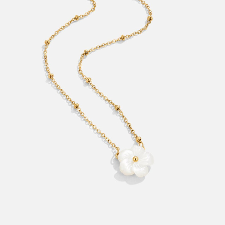 Collier Fleur Blanche
